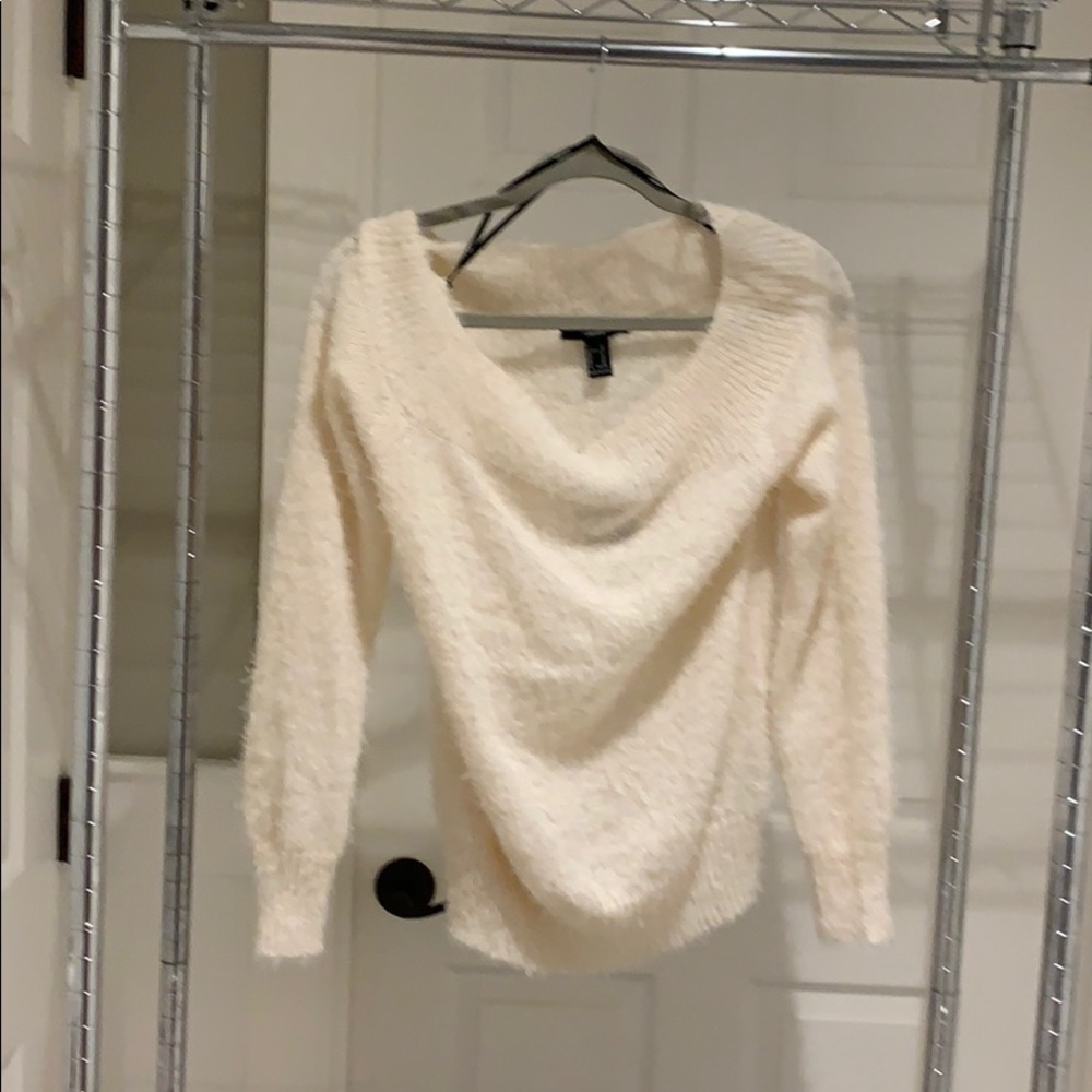 Off the shoulder sweater